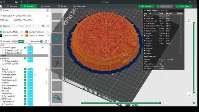 Bambu Studio Tutorial Creating Holes, Filling Holes and the Build Plate. смотреть онлайн