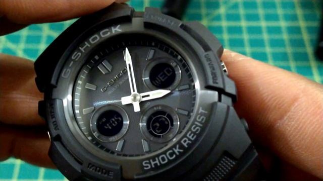Casio G-Shock AWGM100B-1A смотреть онлайн