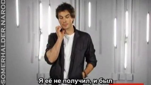 Interview Ian Somerhalder About Vampire Diaries And LOST