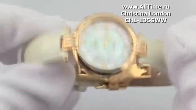 Женские наручные швейцарские часы Christina London CHL-135GWW смотреть онлайн