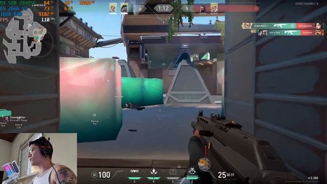 XEON E5 2666 V3 RX 580 8GB VALORANT - RX 580 8GB JIESHUO 2048 SP - RX 580 8GB JIESHUO É BOA #rx580