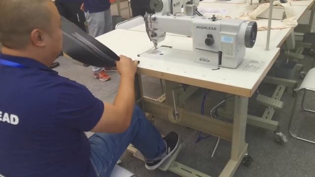 HIGHLEAD GC0318-2ADZ Direct drive heavy duty top and bottom feed lock stitch with auto threadtrimme смотреть онлайн