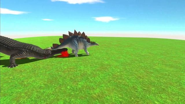 GIANT MACHIMOSAURUS REX VS HERBIVORE DINOSAURUS - Animal Revolt Battle Simulator смотреть онлайн