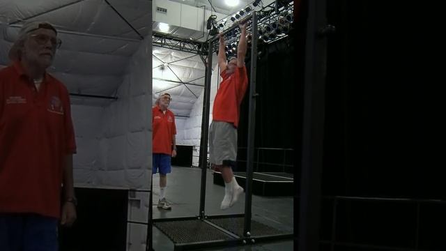 M65-69 165-lb Bill Weinstock, Pullups for Reps Front View, 12 Reps смотреть онлайн
