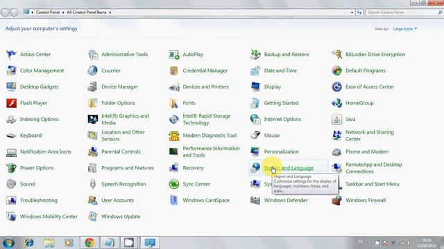 Windows 7 : Change Language Display (Using Windows Update) смотреть онлайн