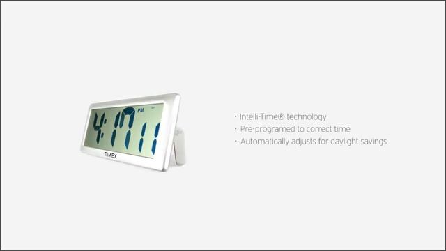 Timex 13.5" Intelli-Time Digital Clock 75071T смотреть онлайн