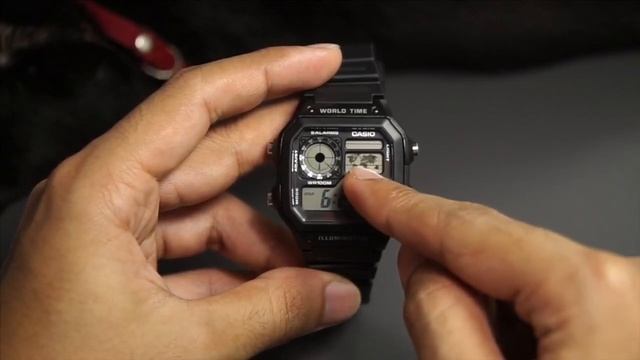 BLACK CASIO ROYALE | AE-1200 Dual Time 'James Bond' Watch review смотреть онлайн