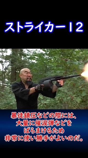【実銃解説】リボルバーなのか！？ striker12ストライカー12 30秒解説1 смотреть онлайн