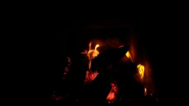 Фон огня в камине - Background of fire in the fireplace - 114 смотреть онлайн