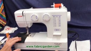 Janome 5812 Threading and Machine Overview