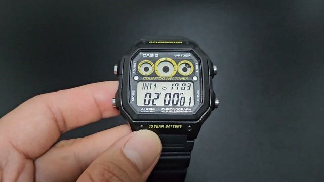 Casio AE-1300WH Interval Timer Watch Review