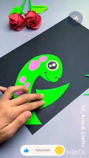 Paper Dinosaur Craft | DIY Craft #craft #art #diycrafts #papercraft #schoolproject смотреть онлайн
