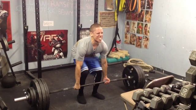Anthony Rosa 370 lb Deadlift @ 132 смотреть онлайн