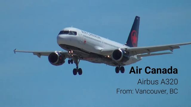 Plane Spotting. Air Canada. WestJet. KLM. Boeing, AirBus, Bombardier. Edmonton Canada. смотреть онлайн