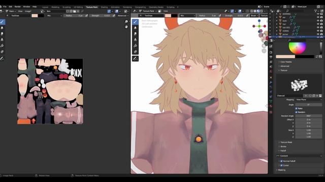 vtuber WIP model | Blender Blog смотреть онлайн