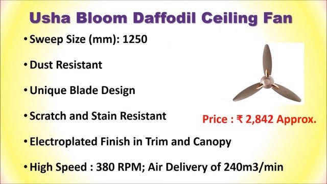 Top 5 Best Usha Ceiling Fan in India 2020 | Which brand is Best for Ceiling Fan in India? смотреть онлайн