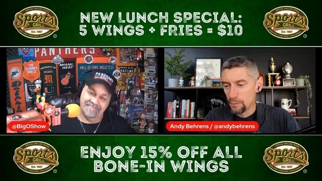The Sports Grill Fantasy Football Zone w/ Andy Behrens 12 05 2022 смотреть онлайн