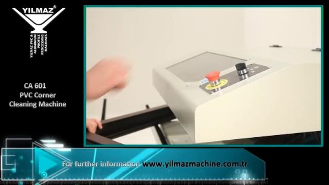 CA 601 - Semi-automatic PVC Single Corner Cleaning Machine смотреть онлайн