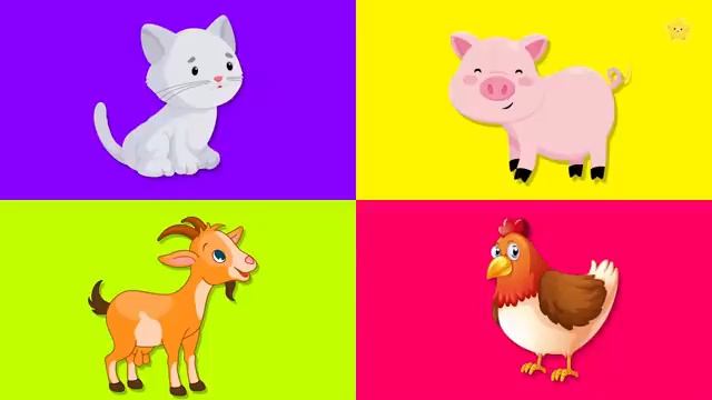 Учим животных Сборник - Зоопарк | Викторина | Как говорят Животные | Развивающие мультики для детей смотреть онлайн