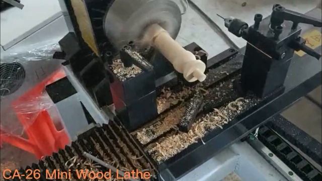 CAMEL CNC CA-26 Mini Wood Lathe for all kinds of beads rosary cups bowl etc смотреть онлайн