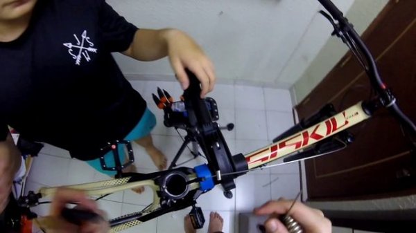 X-Fusion Manic Dropper Post Installation