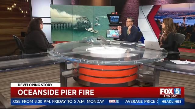 Oceanside Mayor Esther Sanchez on Pier Fire смотреть онлайн