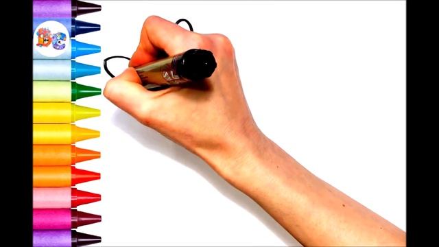 How to draw Funny Animals: a Cat, a Cow, a Sheep, a Giraffe, a Crocodile, a Hippo смотреть онлайн