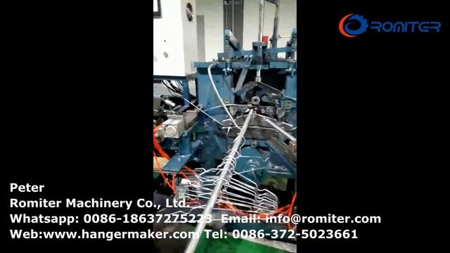 Автоматическая машина для изготовления вешалок из алюминиевой проволоки с изогнутой головкой смотреть онлайн