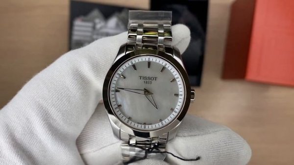Xship.vn: Tissot Couturier Mother of Pearl Dial Stainless Steel Ladies T035.246.11.111.00