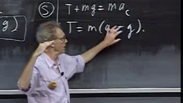 Lec 07: Weight, Perceived Gravity, and Weightlessnes | 8.01 Classical Mechanics (Walter Lewin) смотреть онлайн