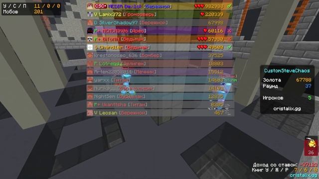 CSC 2.0 - НОВЫЙ ЗАРАБОТОК ИЗМЕНИВШИЙ ИГРУ. КАСТОМ СТИВ ХАОС МАЙНКРАФТ! CUSTOM STEVE CHAOS Cristalix