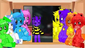 реакция улыбающиеся тварей/зверей на мои видео про них 3/?      #поппиплейтайм3