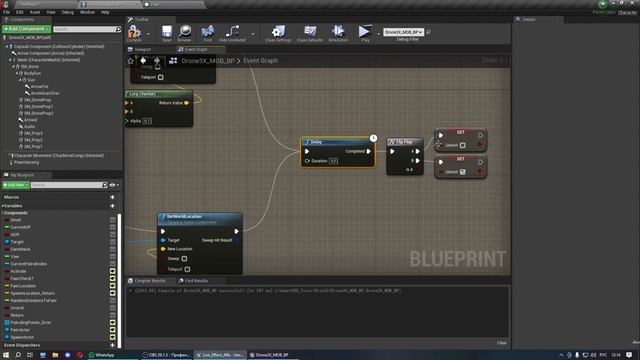 UE4 - AI Dron готовый боевой дрон + Blueprint звуки эффекты