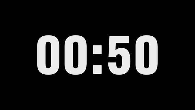 1 Minute 50 Second Timer Countdown | 1:50 смотреть онлайн