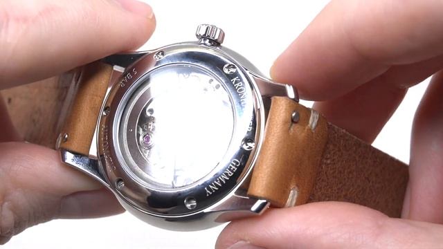 Kronhauser Dark Blue Dress Classic Vintage Watch Review (Germany) смотреть онлайн
