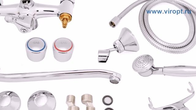 СМЕСИТЕЛЬ ДЛЯ ВАННЫ SAS 7003-1S(H555) смотреть онлайн