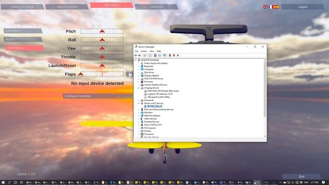 Wings Simulator - Controller Setup - Controller not detected смотреть онлайн
