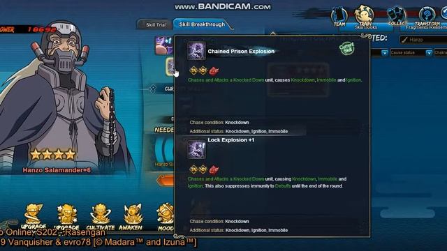 Naruto online - Hanzo Salamander - Skill Breakthrough (SB) смотреть онлайн