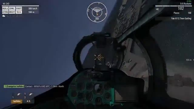 Arma 3: MI-24 Takes Out Enemy Convoy смотреть онлайн