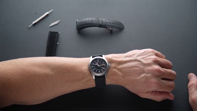 Hamilton Khaki Field Mechanical H69529933 - Leather Options - Part 4 смотреть онлайн