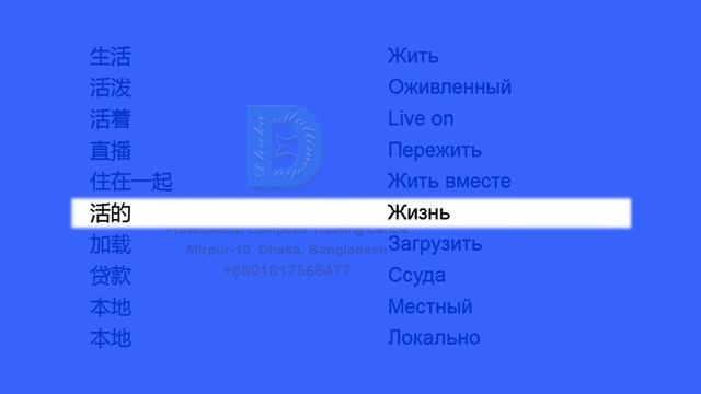 Chinese to Russian | 1551-1600 Most Common Words in English | Words Starting With L смотреть онлайн