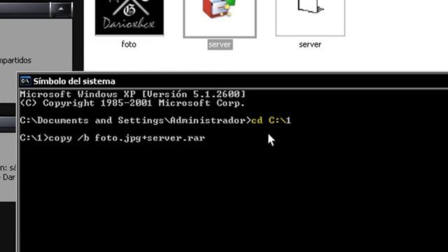 Ocultando un .rar dentro de un .jpg смотреть онлайн