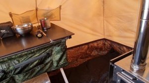 Новый комплект от ПФ Берег. Палатка МФП-2 и печь Atmostove средняя.