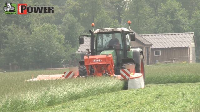 Fendt met Kuhn maaier FC 313 -F- смотреть онлайн