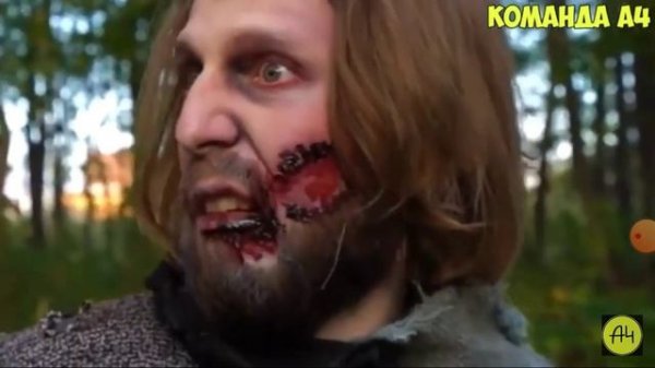 24 ЧАСА НА  КЛАДБИЩЕ*** со страшными зомби****