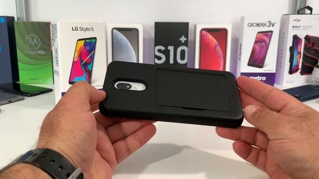 LG Stylo 5 credit card case from amazon (Review) смотреть онлайн