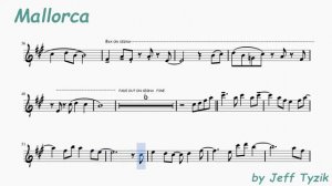 Mallorca by Jeff Tyzik (минус) ноты для альт саксофона