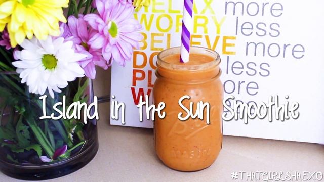 My Top 3 Weight Loss Smoothies + Boyfriend Taste Test | thatgirlshaexo смотреть онлайн