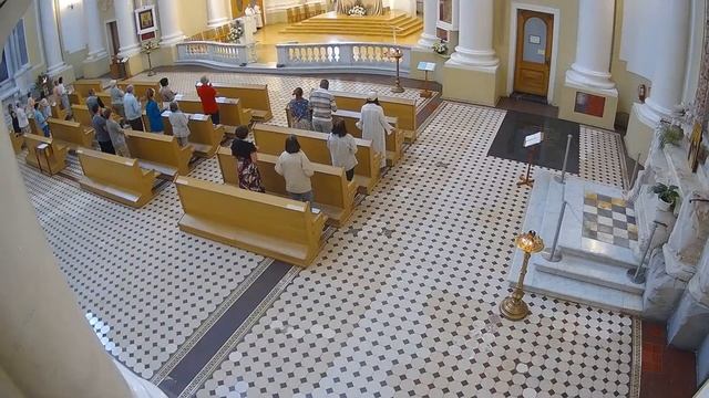 СВ.МЕССА В ТОРЖЕСТВО ТЕЛА И КРОВИ ХРИСТА 02.06.2024 в 19.00 смотреть онлайн
