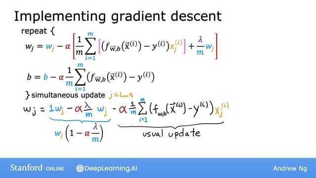 [RUS Машинный Перевод] 40.Regularized linear regression - 40.Регуляризованная линейная регрессия смотреть онлайн